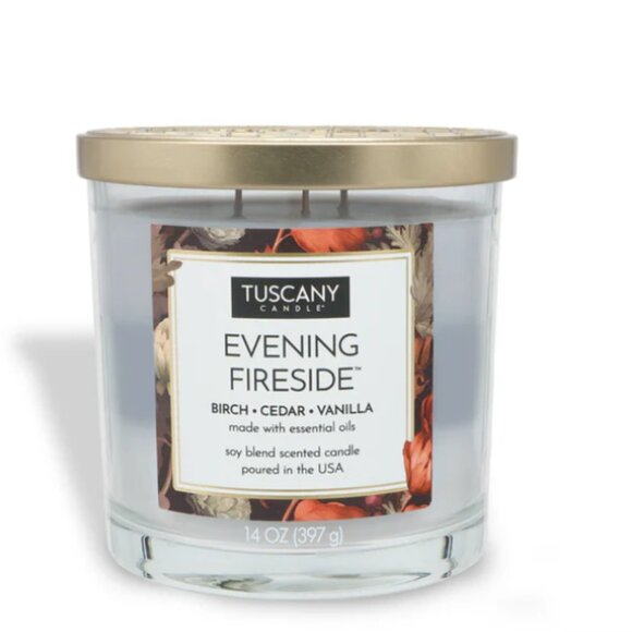 TUSCANY - Evening Fireside Scented Candle - High intensity - Picture 1 of 7